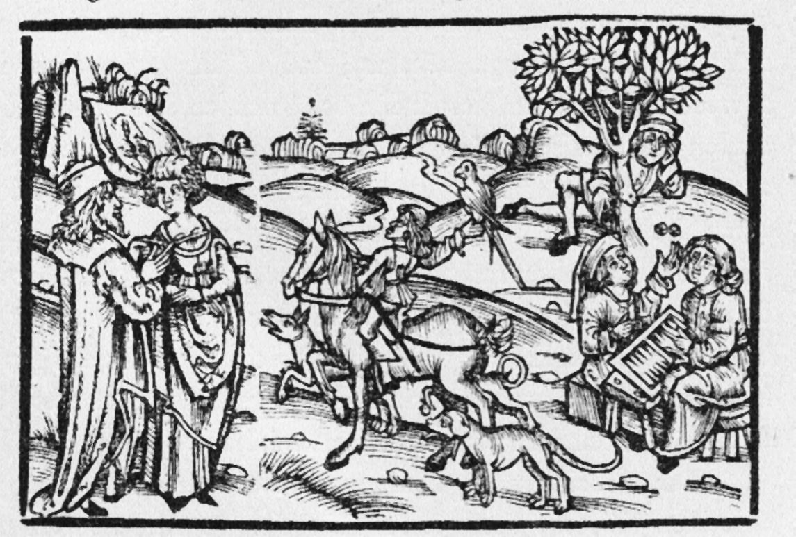 15th century pastoral scene 15th century pastoral scene