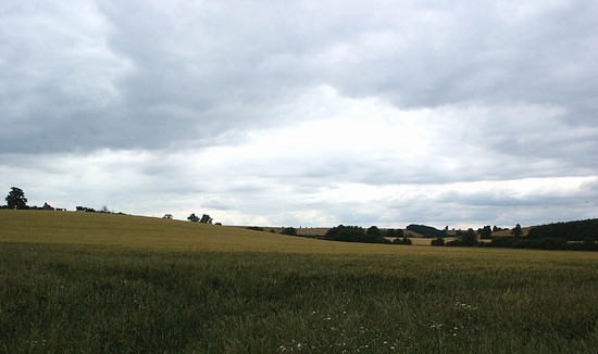 The battlefield at Edgcote - the proposed solar array would be located on the far side of the hill on the left of The battlefield at Edgcote - the proposed solar array would be located on the far side of the hill on the left of