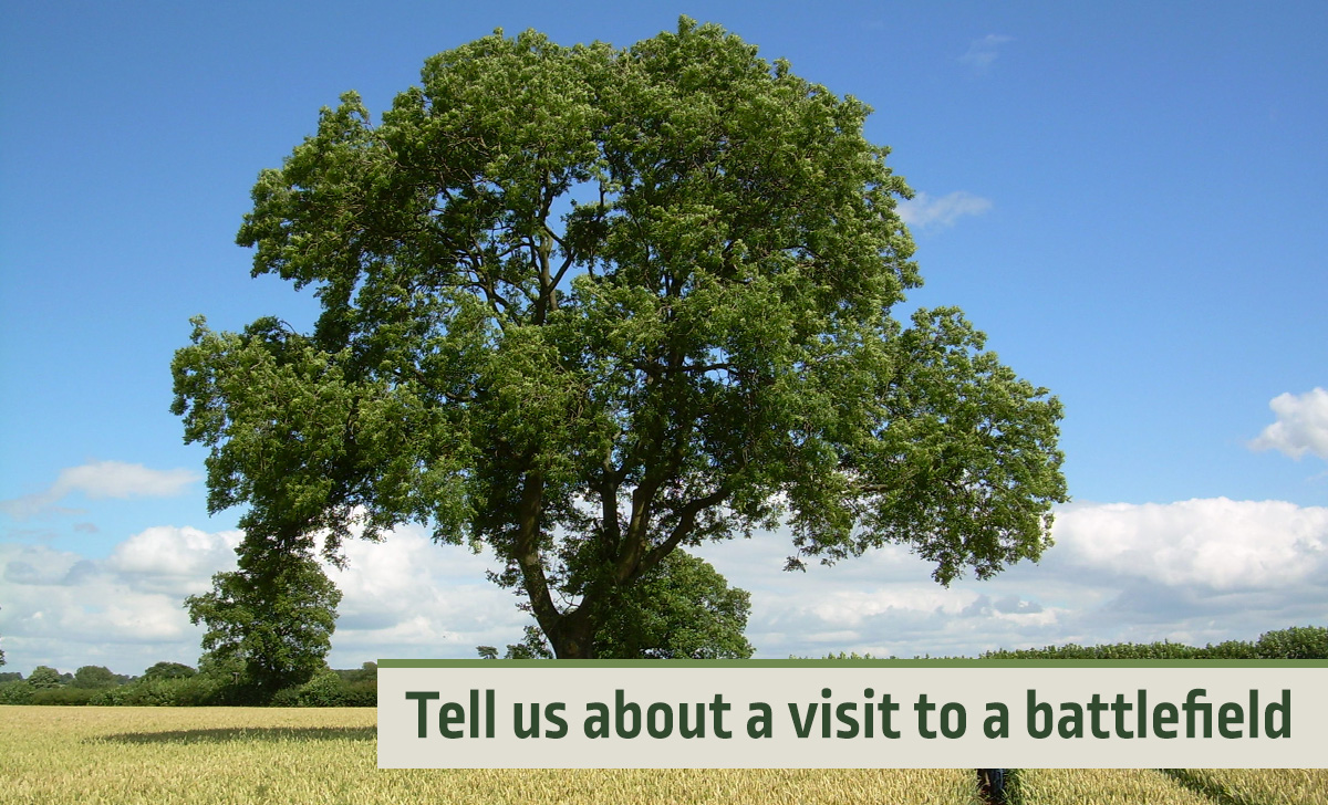 Tell us about a visit to a battlefield
