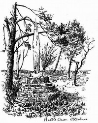 The battle cross as it was in 1895.