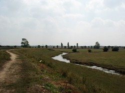 Battlefield from the flood bank looking SE