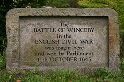 Commemorative stone erected in 1993.
