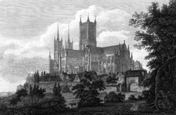Engraving of Lincoln