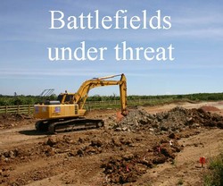 At Evesham in 2004 a bypass is constructed close to the Registered Battlefield boundary. Although it takes traffic away from an important access route, we still do not know for certain how extensive this battlefield actually was or where the action was focussed.