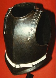 Harquebusier's 'back and breast' armour to protect the body.