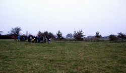The Bussex Rhyne, the drainage ditch across which the firefight took place, survives in places as a shallow linear depression.