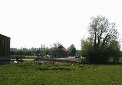 The middle of the three alternative locations given for the battle, close to the crossing of the Wagg Rhyne. Here and elsewhere on the site, small scale development and other land use change is rapidly eroding both the historic terrain and battle archaeology on the Langport battlefield.