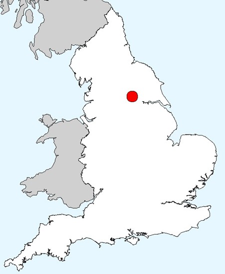 Towton national location map