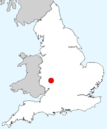Worcester national location map