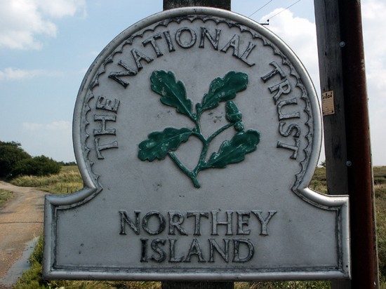 Northey Island sign