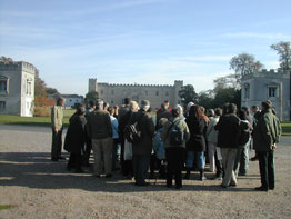 The Brentford battlefield walk looks on to Syon House in November 2006