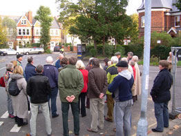 Walking the battle of Turnham Green November 2006