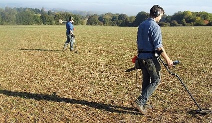 Battlefield survey underway Battlefield survey underway