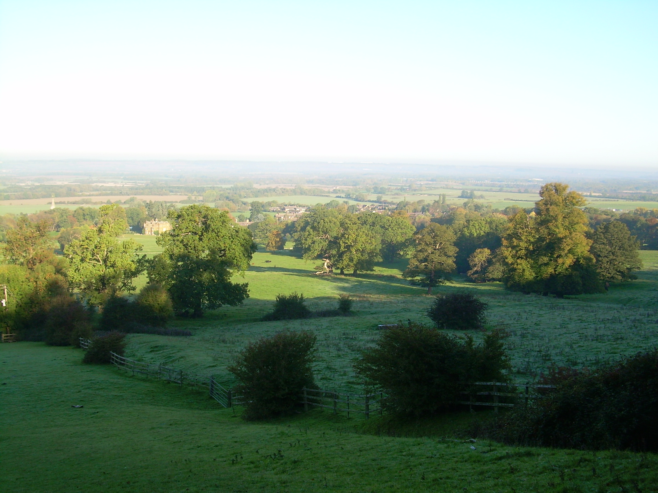 The battlefield from Edgehill The battlefield from Edgehill
