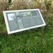 One of the Tewkesbury battlefield information boards
