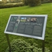 One of the Tewkesbury battlefield information boards