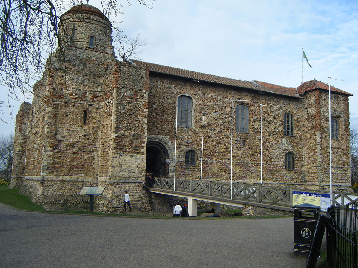 Colchester Castle. Image by Wikiain (CC BY-SA 3.0 licence) Colchester Castle. Image by Wikiain (CC BY-SA 3.0 licence)