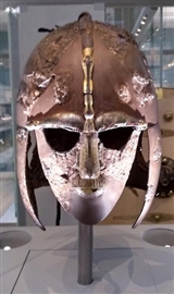 The helmet recovered from Sutton Hoo
