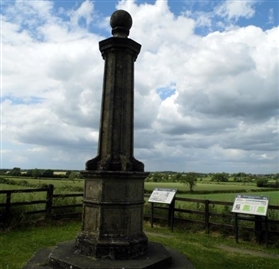 Cromwell monument Naseby