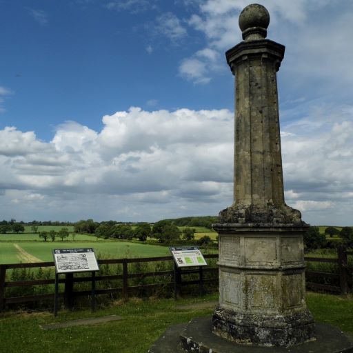 Cromwell monument at Naseby