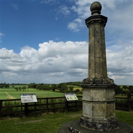 Cromwell monument at Naseby