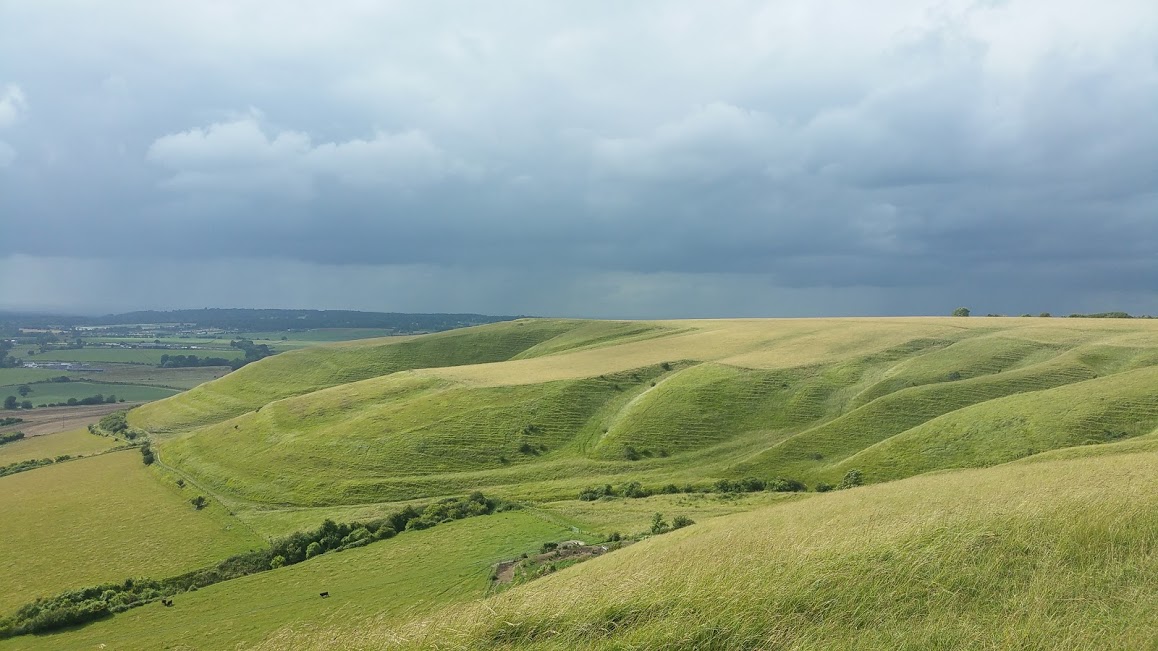 Looking toward the escarpment over which some of Waller's troops were chased (Image: Chris Scott) Looking toward the escarpment over which some of Waller's troops were chased (Image: Chris Scott)