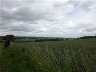 Stoke Field view from the initial Royalist posiiton