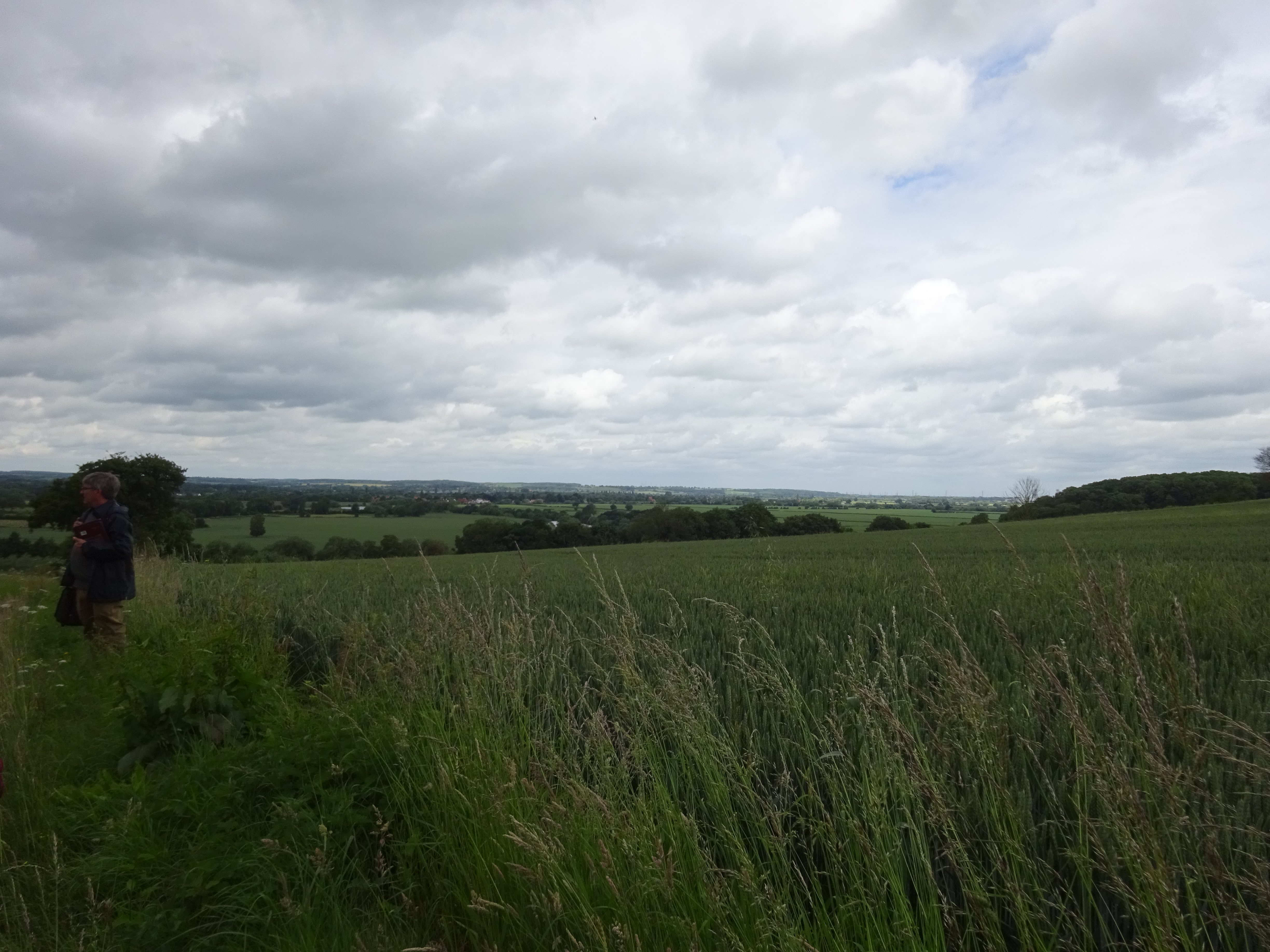 Stoke Field view from the initial Royalist posiiton Stoke Field view from the initial Royalist posiiton