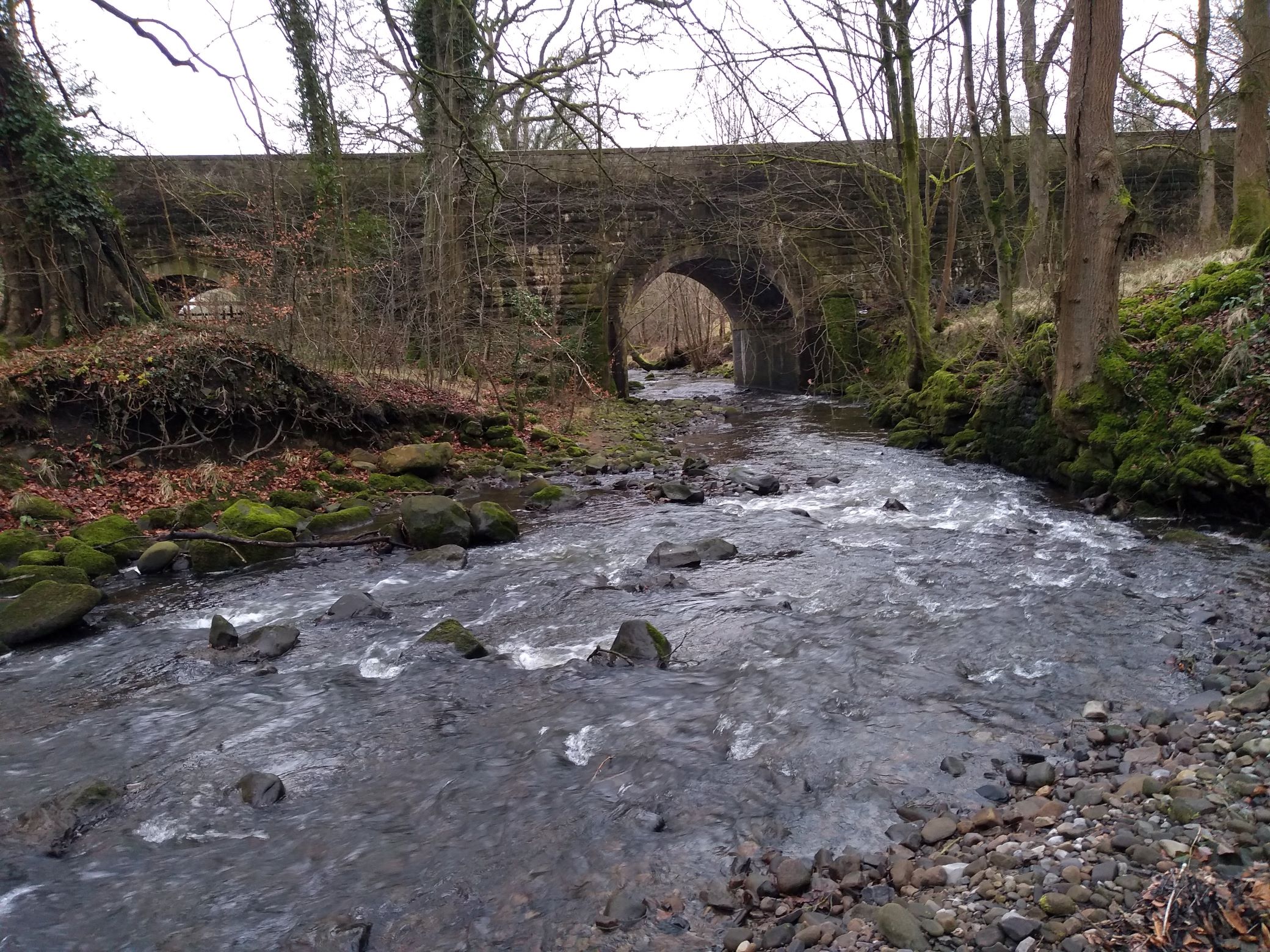 the modern Read bridge near the site of the battle the modern Read bridge near the site of the battle