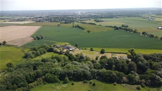 Winwick battlefield from the parliamentarian position looking south