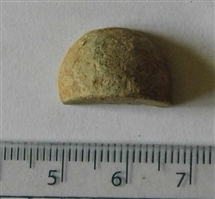 Quartered musket bullet