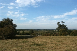 Bosworth battlefield from Crown Hill
