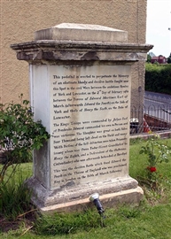 Memorial at Mortimer's Cross