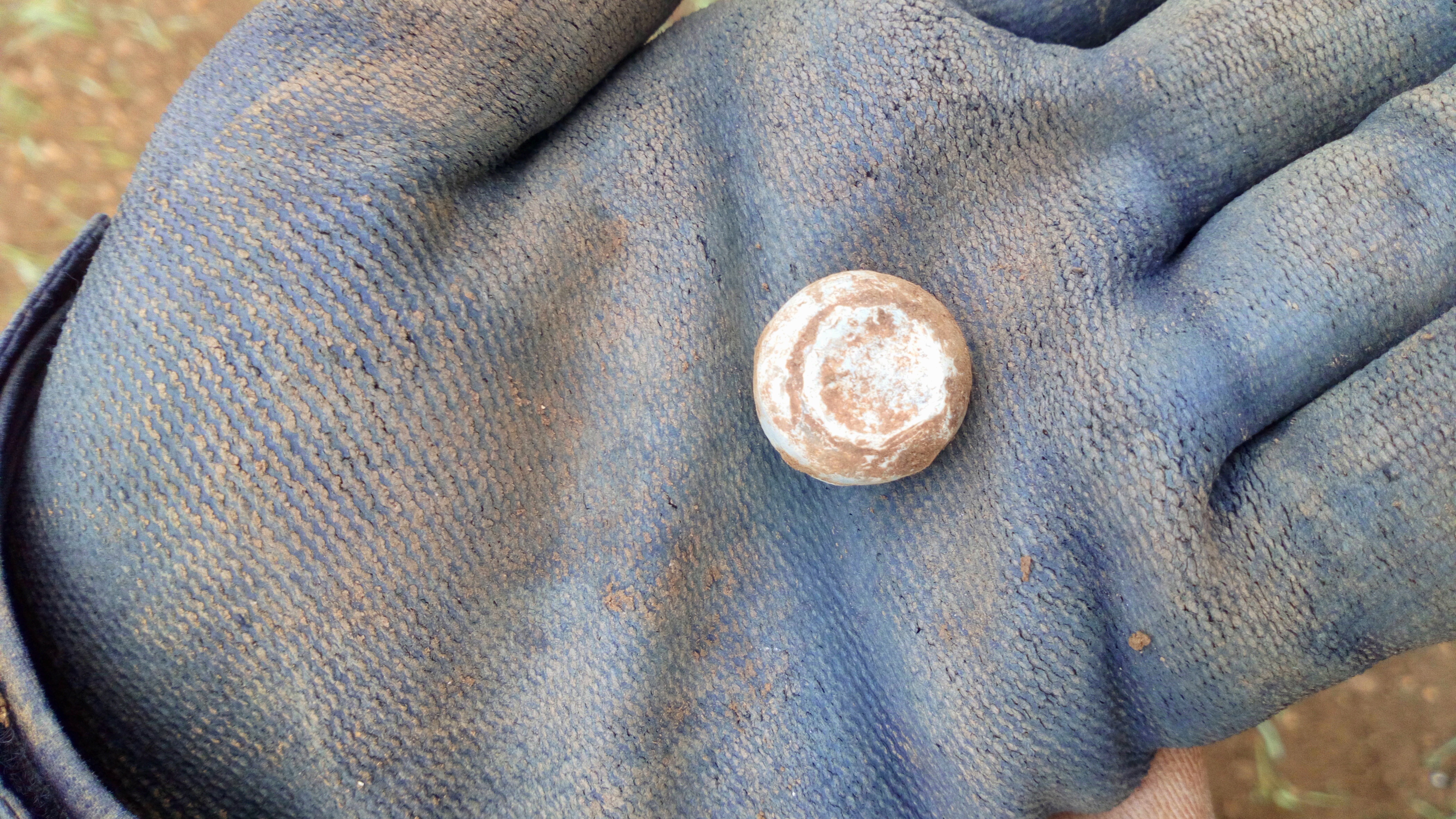 A double shotted lead bullet A double shotted lead bullet