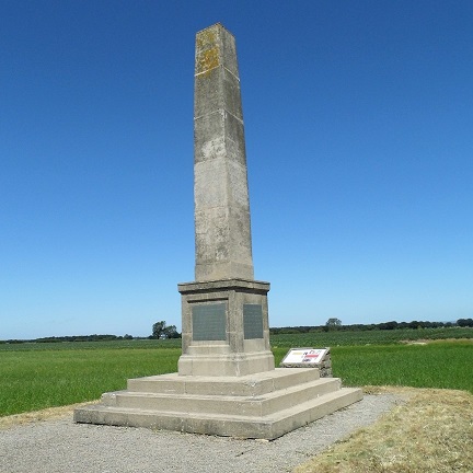 Marston Moor monument and information board Marston Moor monument and information board