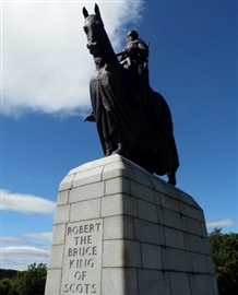 Robert the Bruce statue at Bannockburn