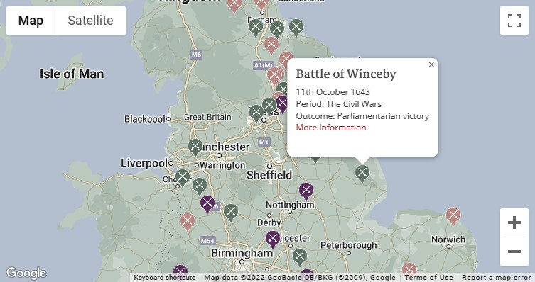 Battlefields Hub interactive map Battlefields Hub interactive map