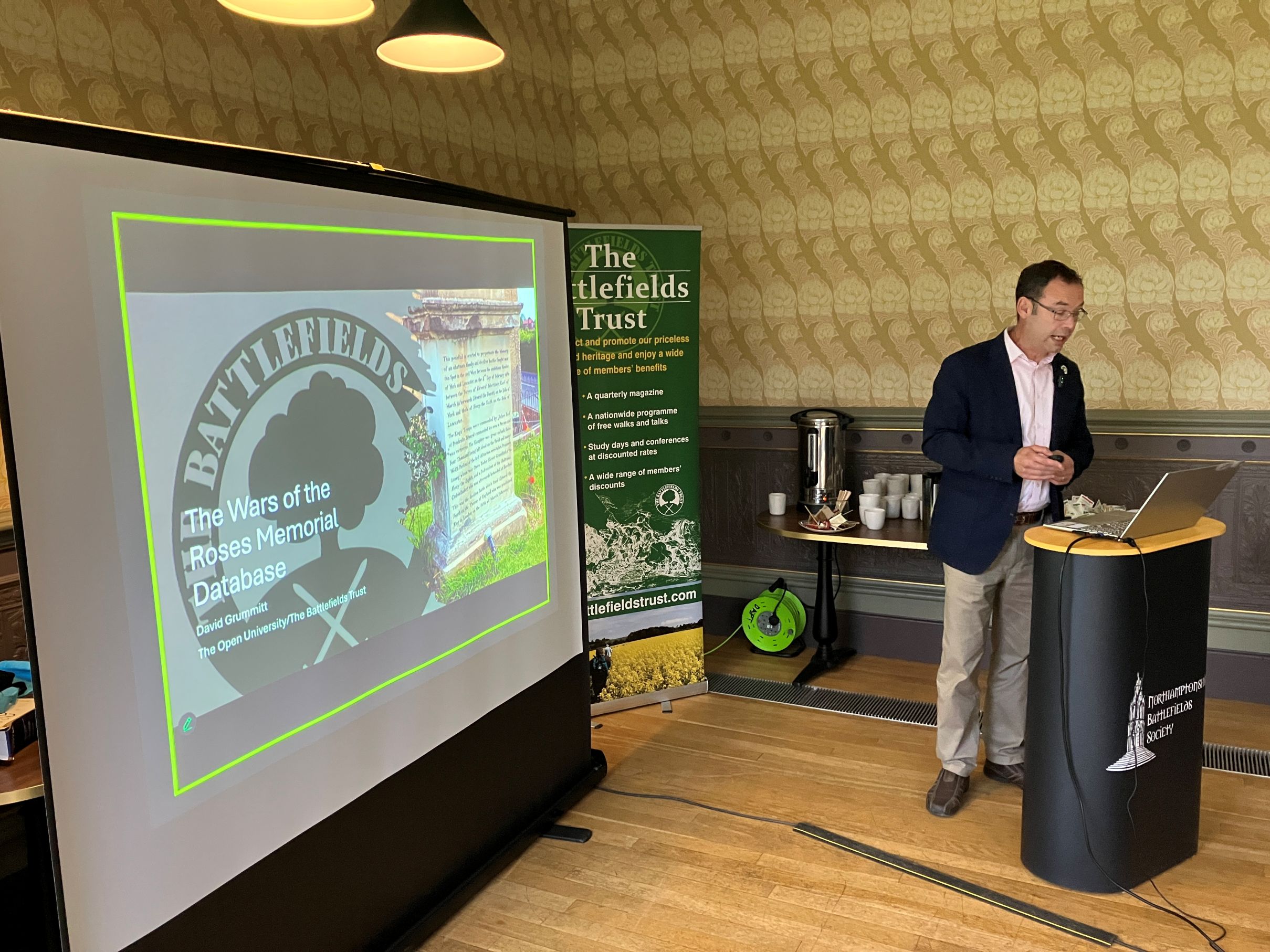 Dr David Grummitt speaking at the launch event Dr David Grummitt speaking at the launch event