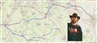 Luke and the route he plans to take