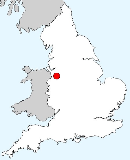 Nantwich national location map