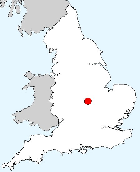 Naseby national location map