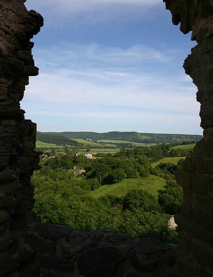 Valley from Wigmore Castle