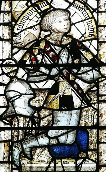 East Harling knight glass